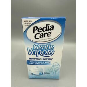 PediaCare Gentle Vapors Plug In Unit & Nightlight Waterless With 5 Refills